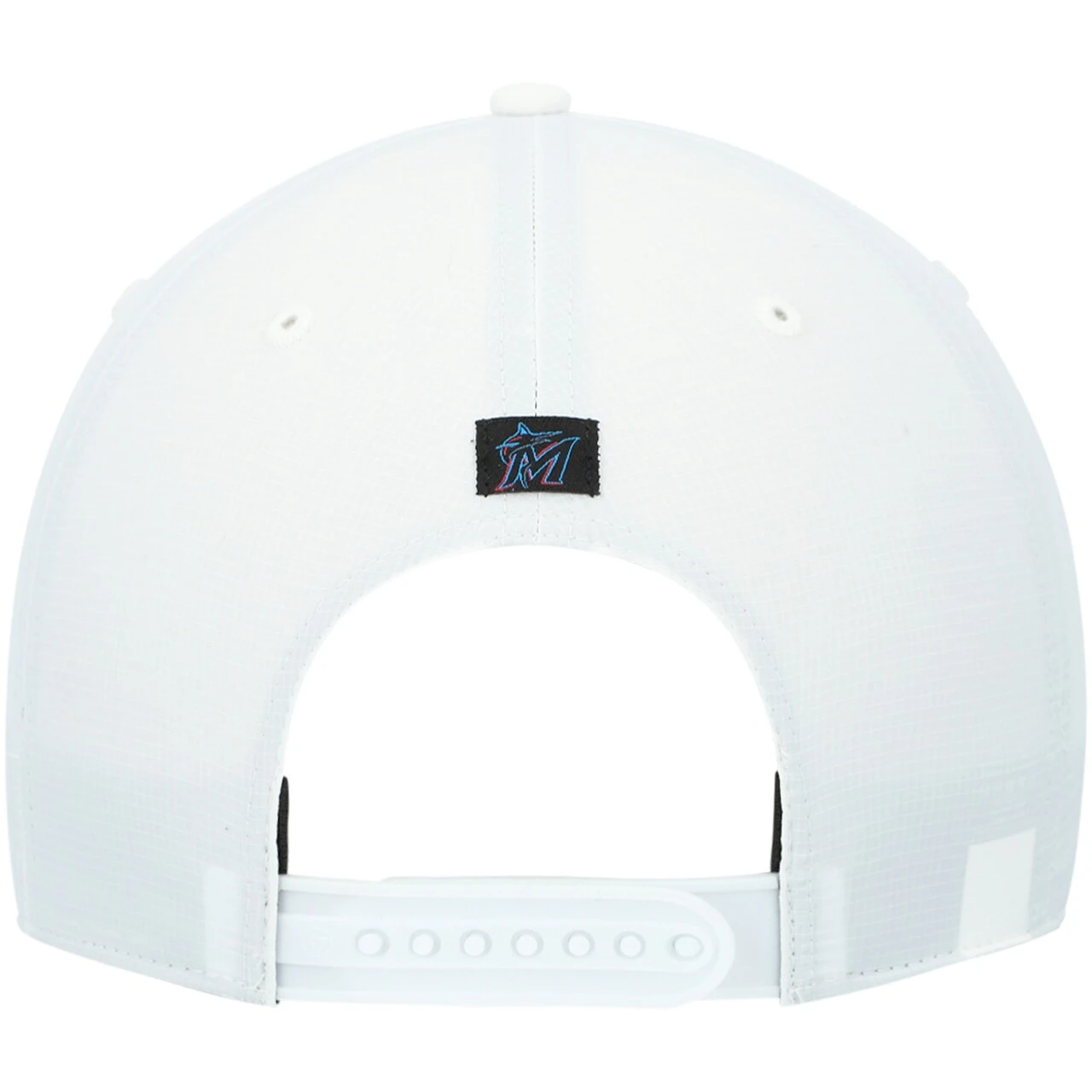 Men's Miami Marlins '47 White Flag Flutter Hitch Snapback Hat - Image 4