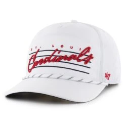 Men's St. Louis Cardinals '47 White Downburst Hitch Snapback Hat