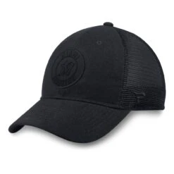 Men's Miami Marlins Fanatics Branded Black Team Haze Trucker Snapback Hat