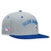 Men's Toronto Blue Jays Fanatics Branded Gray Team Two-Tone Snapback Hat