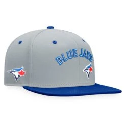 Men's Toronto Blue Jays Fanatics Branded Gray Team Two-Tone Snapback Hat
