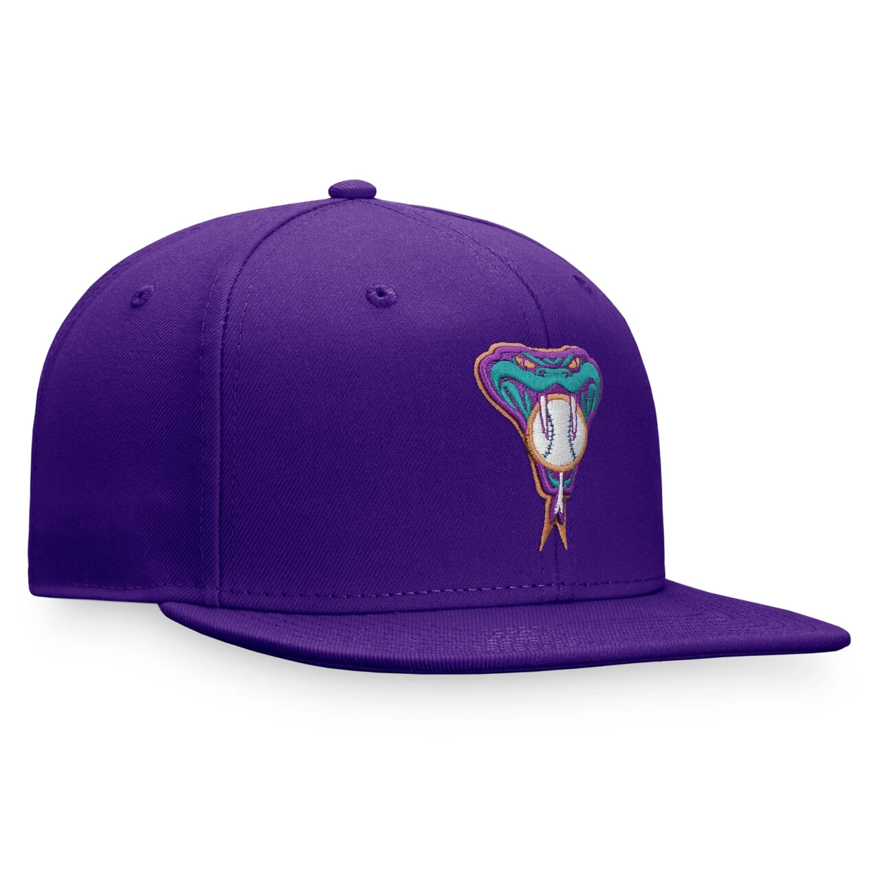 Men's Arizona Diamondbacks Fanatics Branded Purple Cooperstown Collection Core Snapback Hat - Image 3