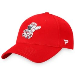 Men's Cincinnati Reds Fanatics Branded Red Cooperstown Collection Core Adjustable Hat