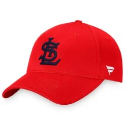 Men's St. Louis Cardinals Fanatics Branded Red Cooperstown Collection Core Adjustable Hat