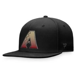 Men's Arizona Diamondbacks Majestic Black Color Fade Snapback Hat