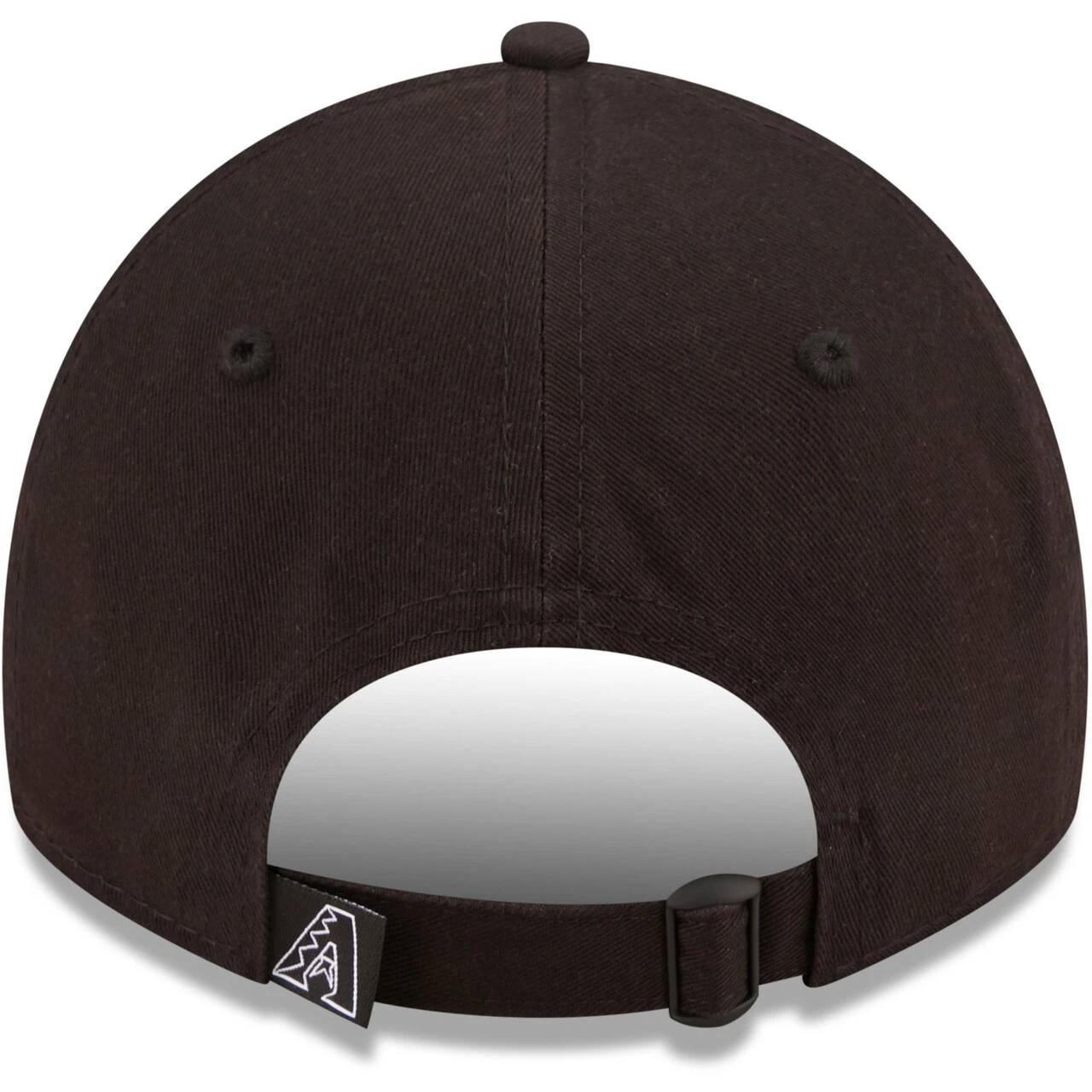 Men's Arizona Diamondbacks New Era Black On Black Core Classic 2.0 9TWENTY Adjustable Hat - Image 4
