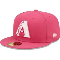 Men's Arizona Diamondbacks New Era Beetroot Logo 59FIFTY Fitted Hat