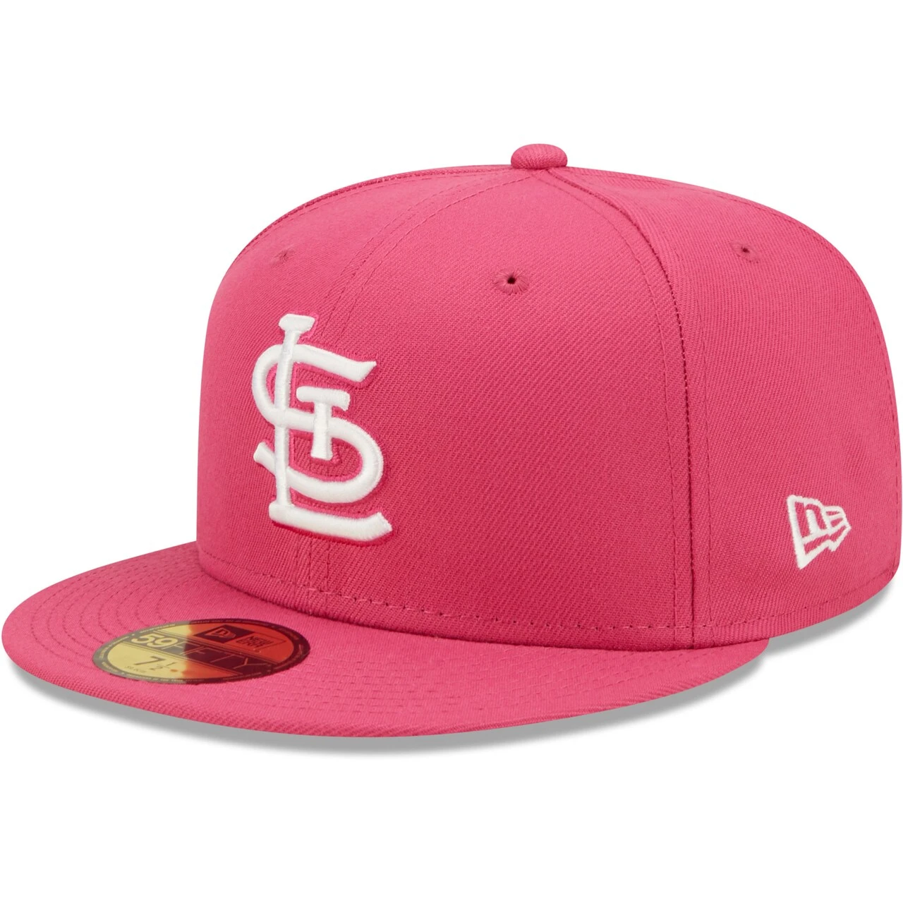 Men's St. Louis Cardinals New Era Beetroot Logo 59FIFTY Fitted Hat