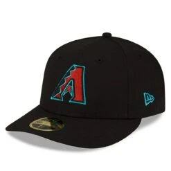 Men's Arizona Diamondbacks New Era Black 2023 Alternate Authentic Collection On-Field Low Profile 59FIFTY Fitted Hat
