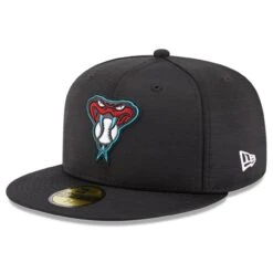 Men's Arizona Diamondbacks New Era Black 2023 Clubhouse 59FIFTY Fitted Hat