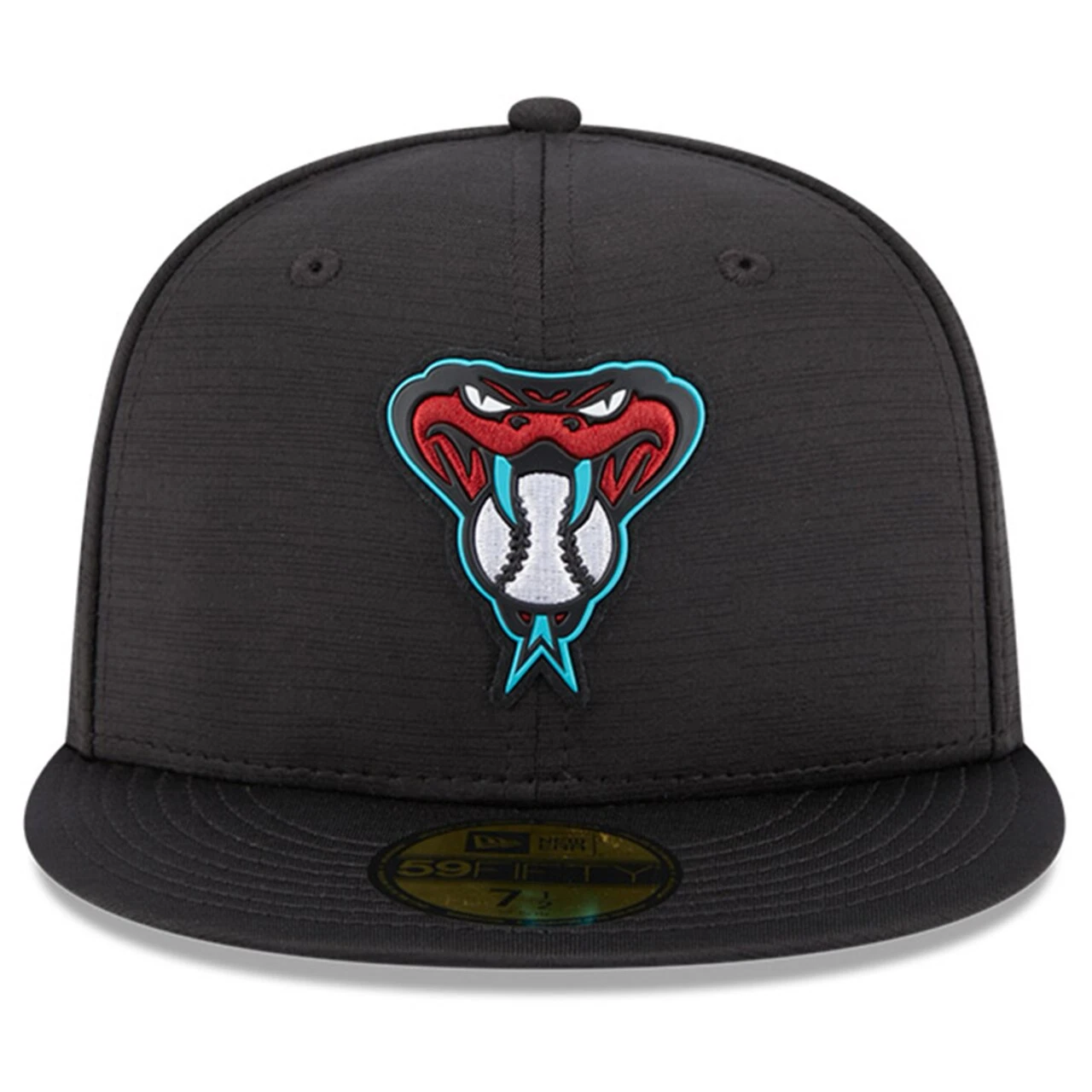 Men's Arizona Diamondbacks New Era Black 2023 Clubhouse 59FIFTY Fitted Hat - Image 2