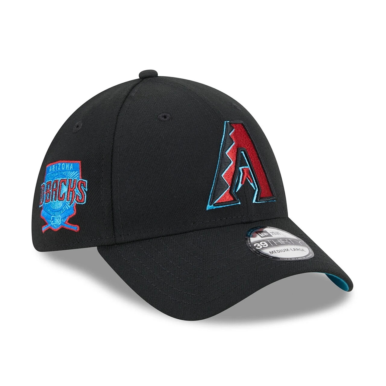 Men's Arizona Diamondbacks New Era Black 2023 MLB Father's Day 39THIRTY Flex Hat