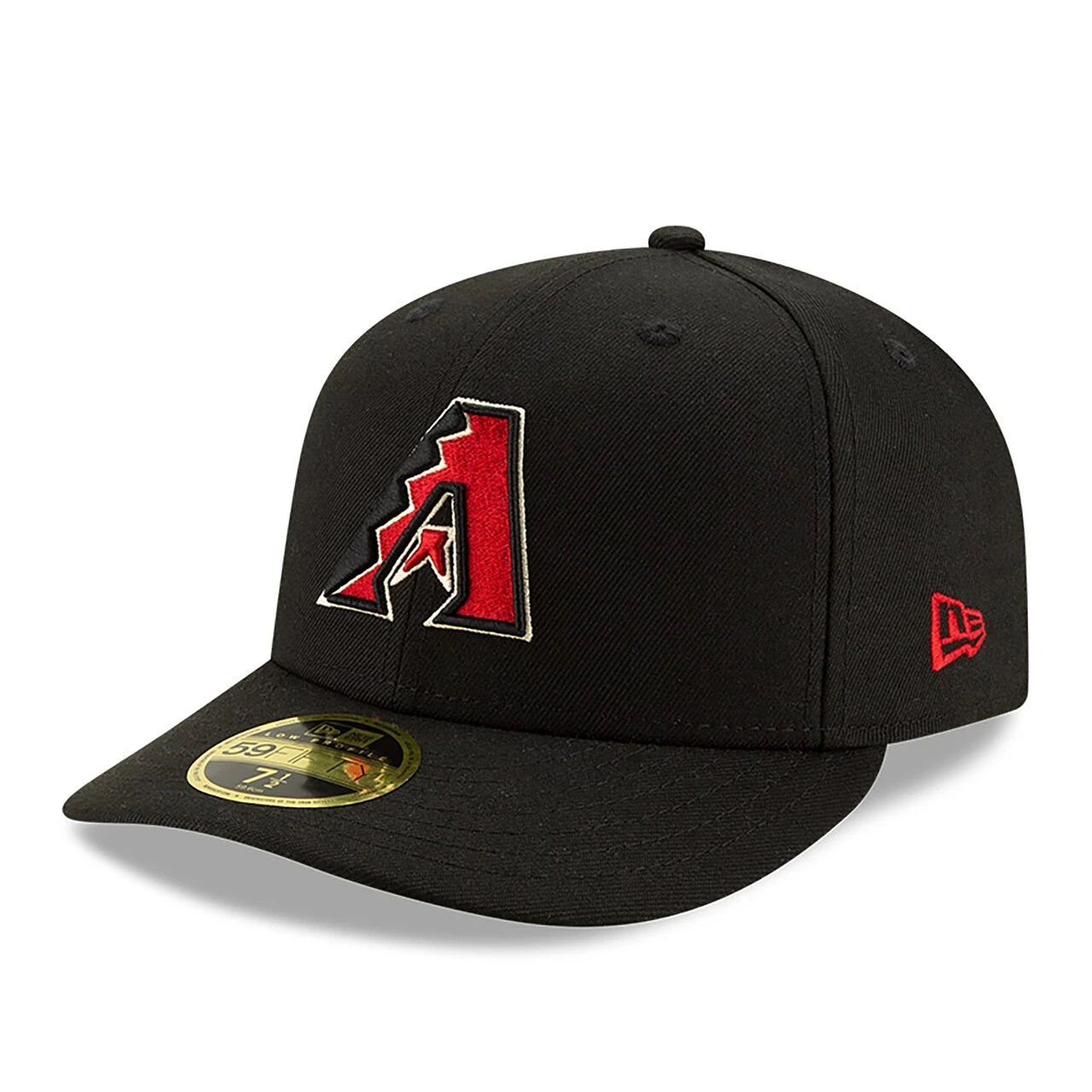 Men's Arizona Diamondbacks New Era Black 25th Anniversary Authentic Collection On-Field Low Profile 59FIFTY Fitted Hat - Image 3