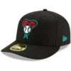 Men's Arizona Diamondbacks New Era Black Alternate Authentic Collection On-Field Low Profile 59FIFTY Fitted Hat