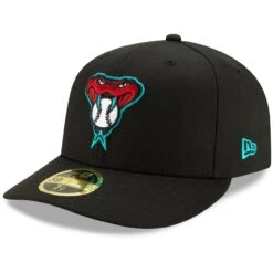 Men's Arizona Diamondbacks New Era Black Alternate Authentic Collection On-Field Low Profile 59FIFTY Fitted Hat