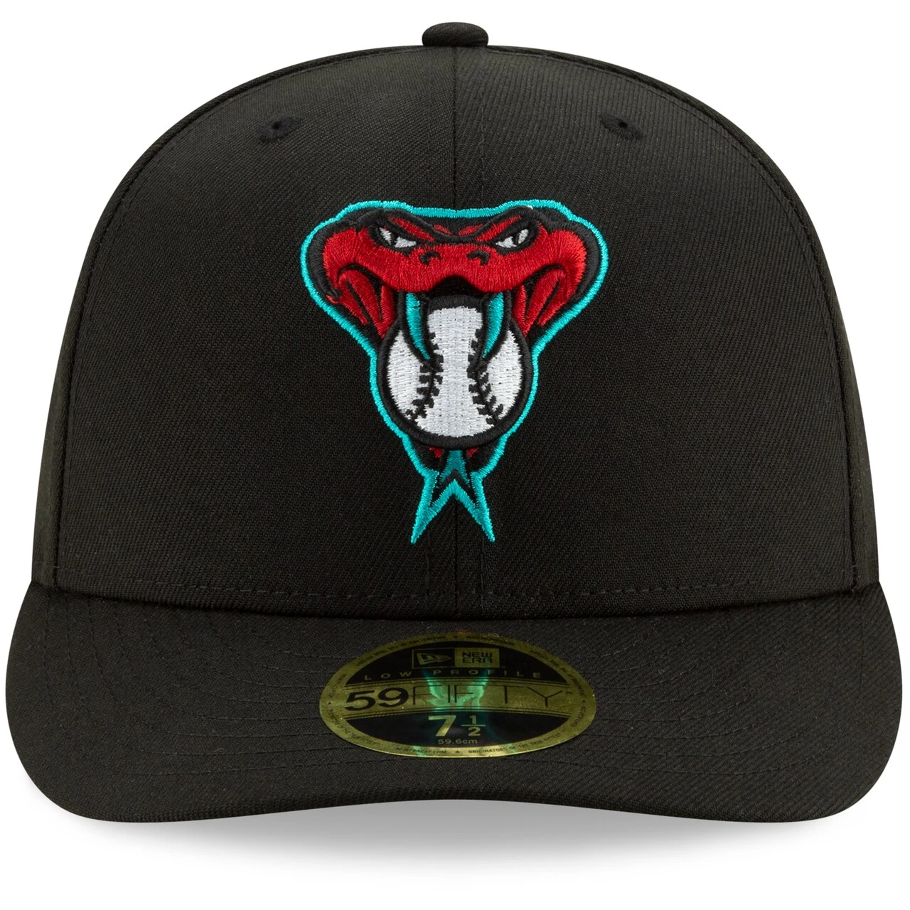 Men's Arizona Diamondbacks New Era Black Alternate Authentic Collection On-Field Low Profile 59FIFTY Fitted Hat - Image 2