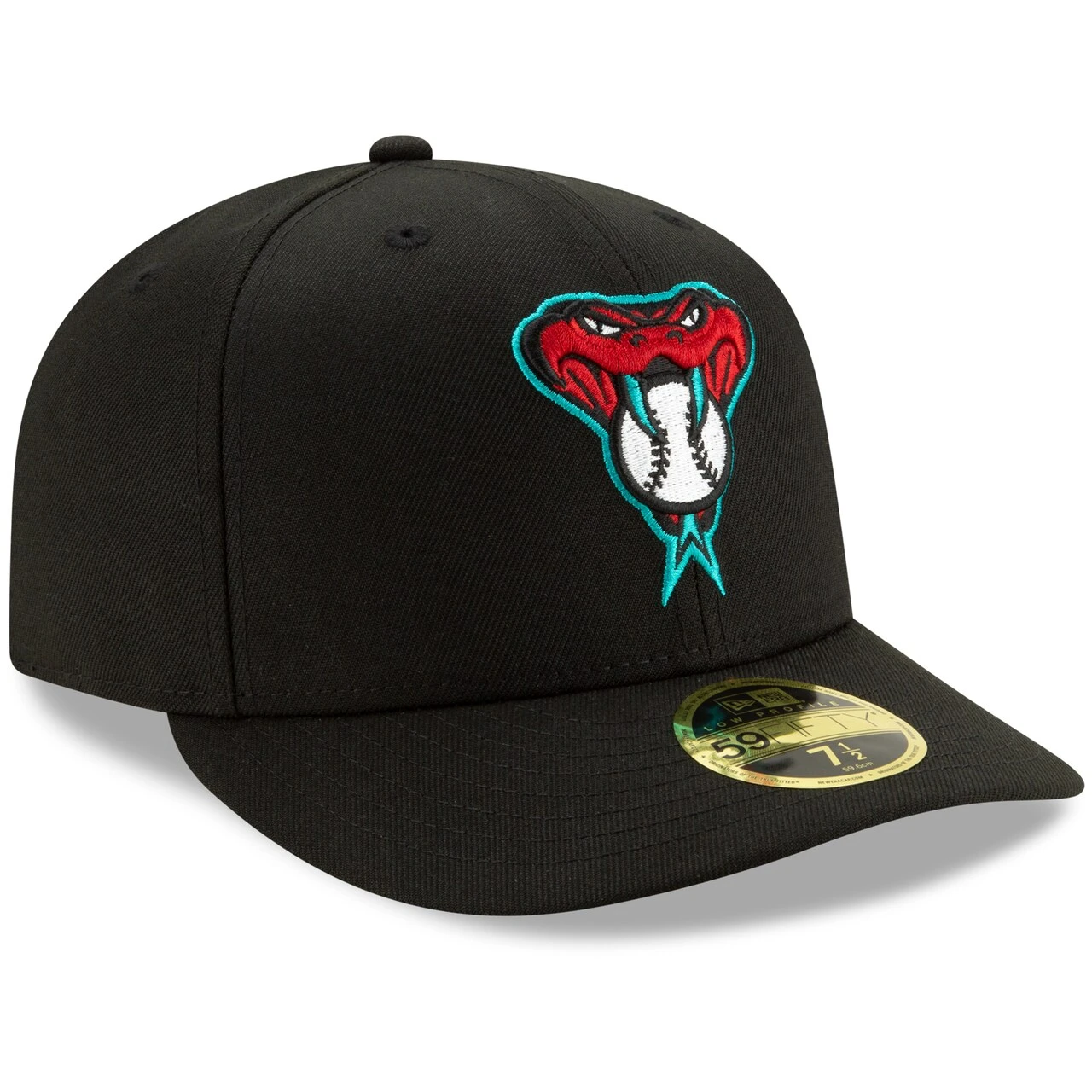 Men's Arizona Diamondbacks New Era Black Alternate Authentic Collection On-Field Low Profile 59FIFTY Fitted Hat - Image 3