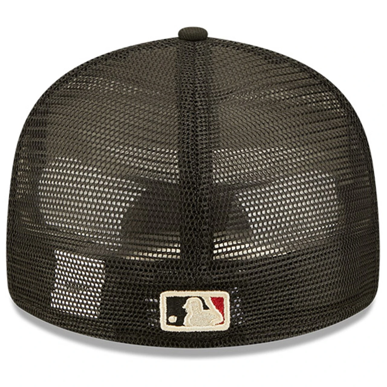 Men's Arizona Diamondbacks New Era Black Authentic Collection Mesh Back Low Profile 59FIFTY Fitted Hat - Image 4