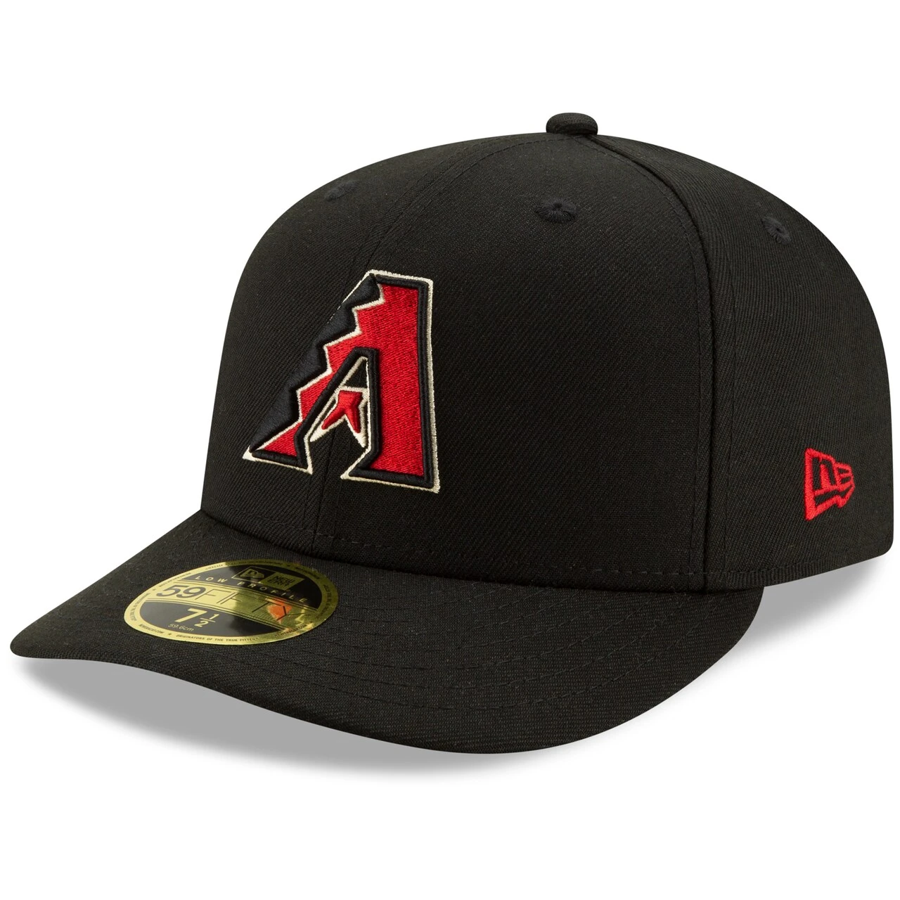 Men's Arizona Diamondbacks New Era Black Game Authentic Collection On-Field Low Profile 59FIFTY Fitted Hat