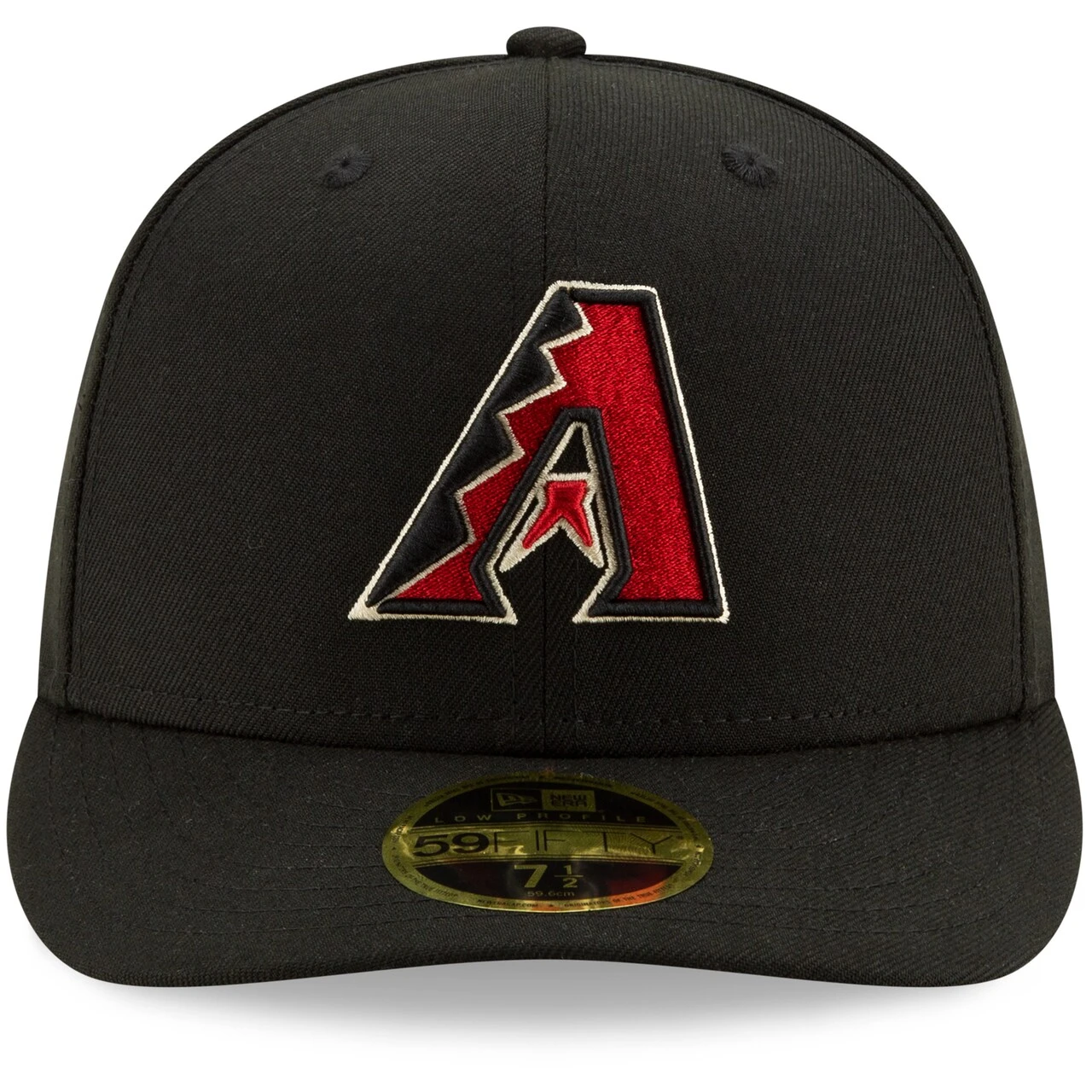 Men's Arizona Diamondbacks New Era Black Game Authentic Collection On-Field Low Profile 59FIFTY Fitted Hat - Image 2
