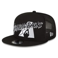 Men's Arizona Diamondbacks New Era Black Street Trucker 9FIFTY Snapback Hat