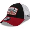 Men's Arizona Diamondbacks New Era Black Two-Tone Patch 9FORTY Snapback Hat