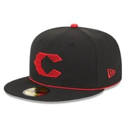 Men's Cincinnati Reds New Era Black 2023 City Connect 59FIFTY Fitted Hat