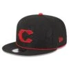 Men's Cincinnati Reds New Era Black 2023 City Connect 9FIFTY Snapback Adjustable Hat