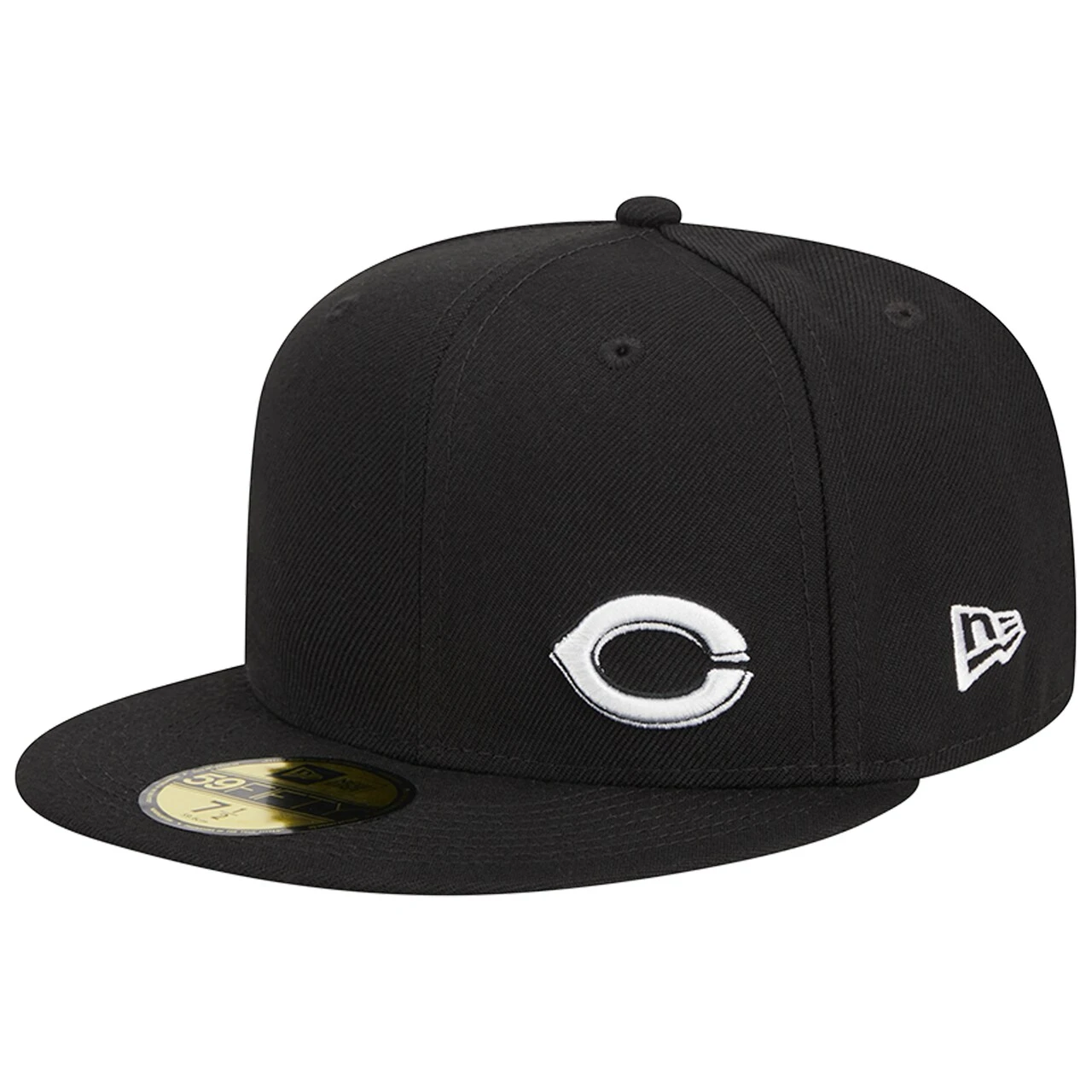 Men's Cincinnati Reds New Era Black Jersey 59FIFTY Fitted Hat - Image 3