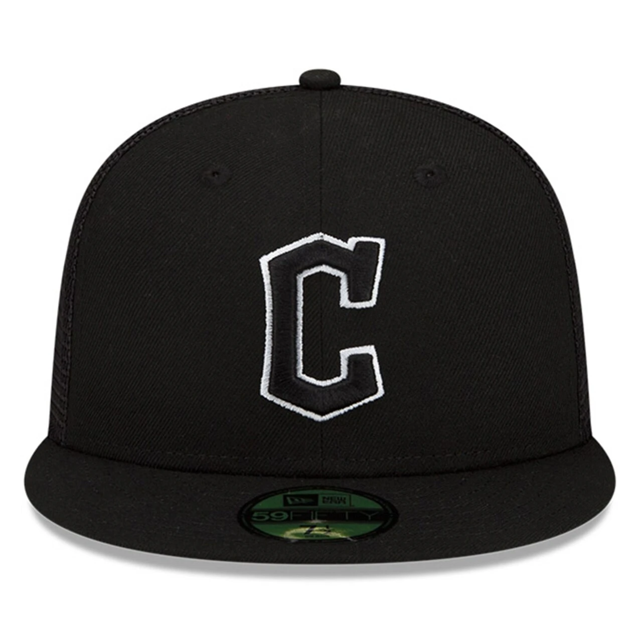Men's Cleveland Guardians New Era Black 2023 Batting Practice 59FIFTY Fitted Hat - Image 2