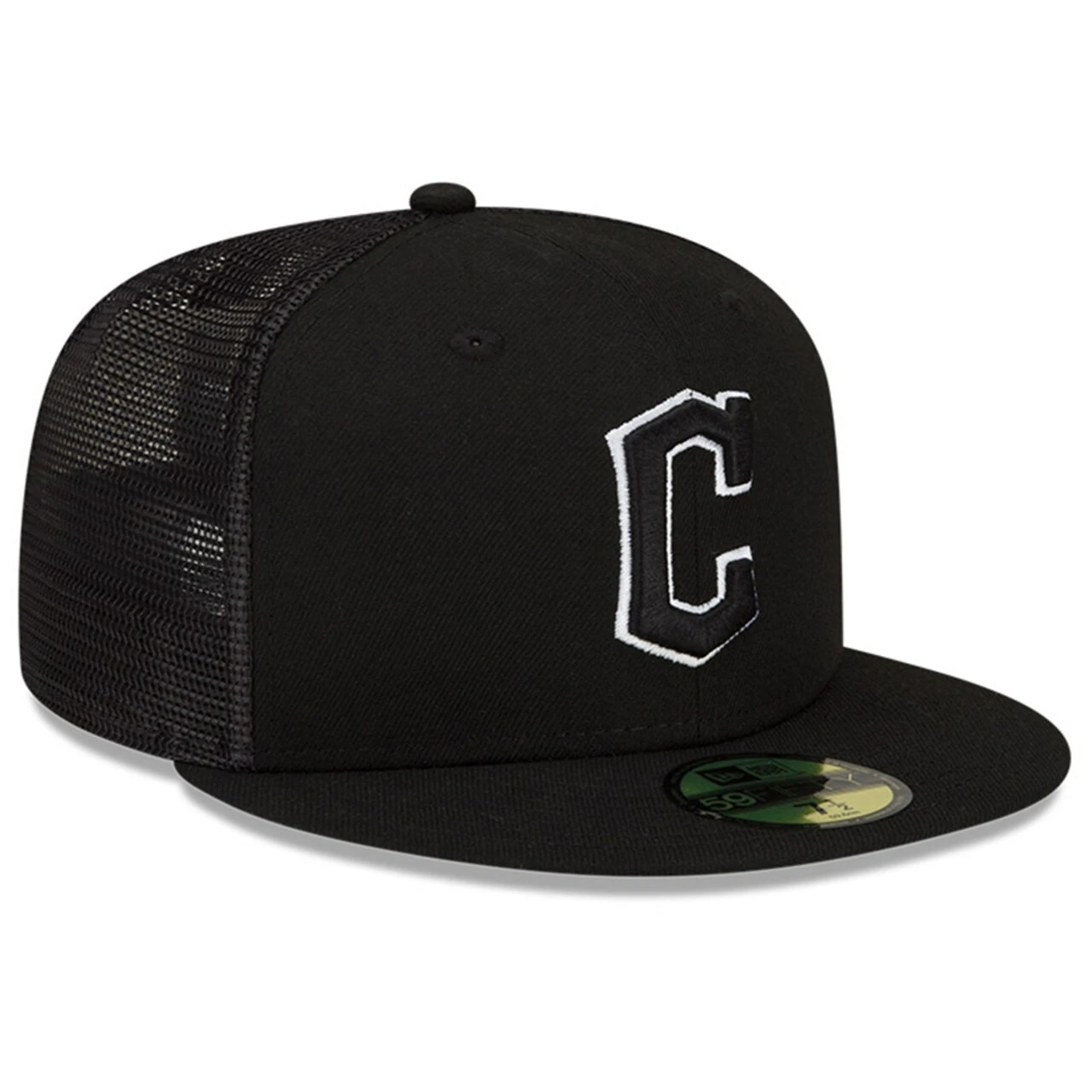 Men's Cleveland Guardians New Era Black 2023 Batting Practice 59FIFTY Fitted Hat - Image 3