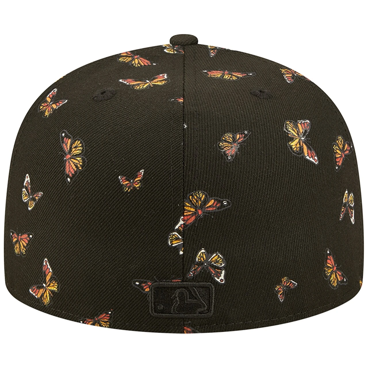 Men's Cleveland Guardians New Era Black Flutter 59FIFTY Fitted Hat - Image 4