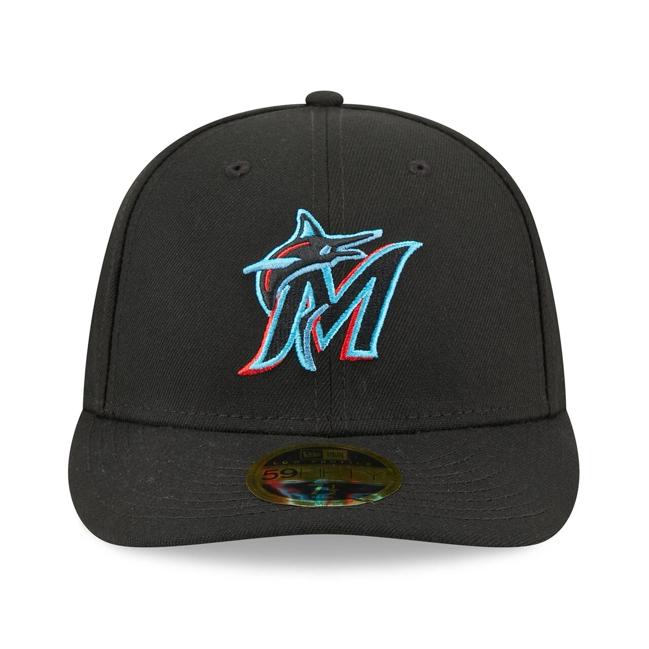 Men's Miami Marlins New Era Black 2023 MLB Father's Day Low Profile 59FIFTY Fitted Hat - Image 2