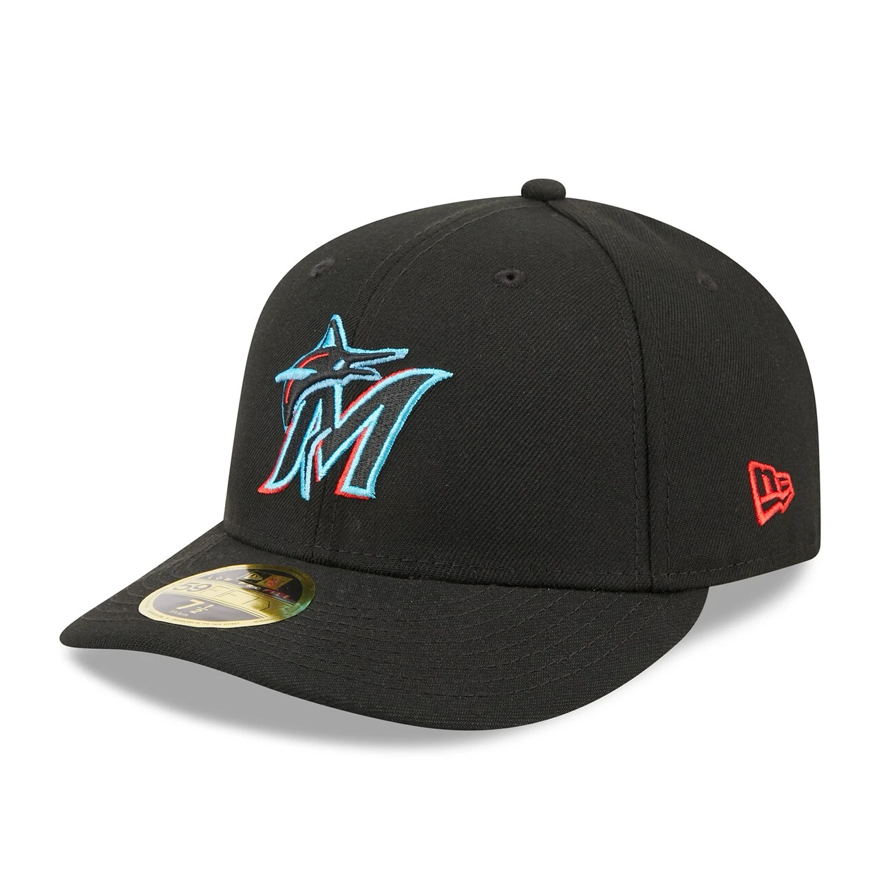 Men's Miami Marlins New Era Black 2023 MLB Father's Day Low Profile 59FIFTY Fitted Hat - Image 3