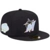 Men's Miami Marlins New Era Black Multi-Color Pack 59FIFTY Fitted Hat