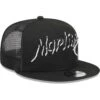 Men's Miami Marlins New Era Black Street Trucker 9FIFTY Snapback Hat