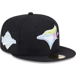 Men's Toronto Blue Jays New Era Black Multi-Color Pack 59FIFTY Fitted Hat