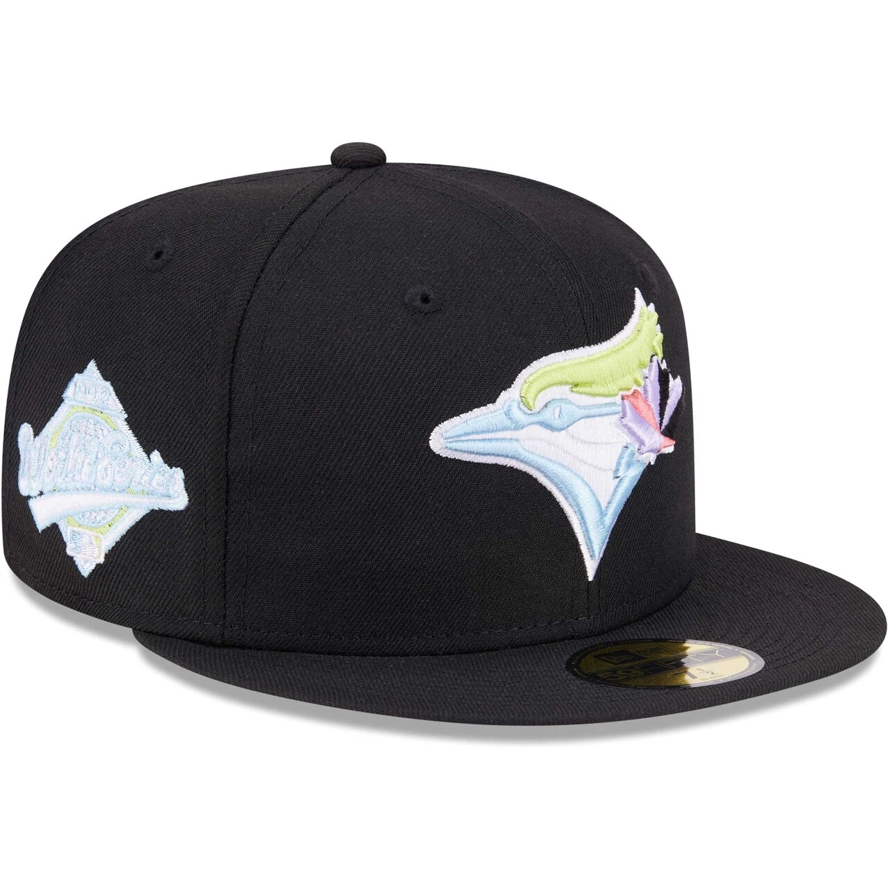 Men's Toronto Blue Jays New Era Black Multi-Color Pack 59FIFTY Fitted Hat