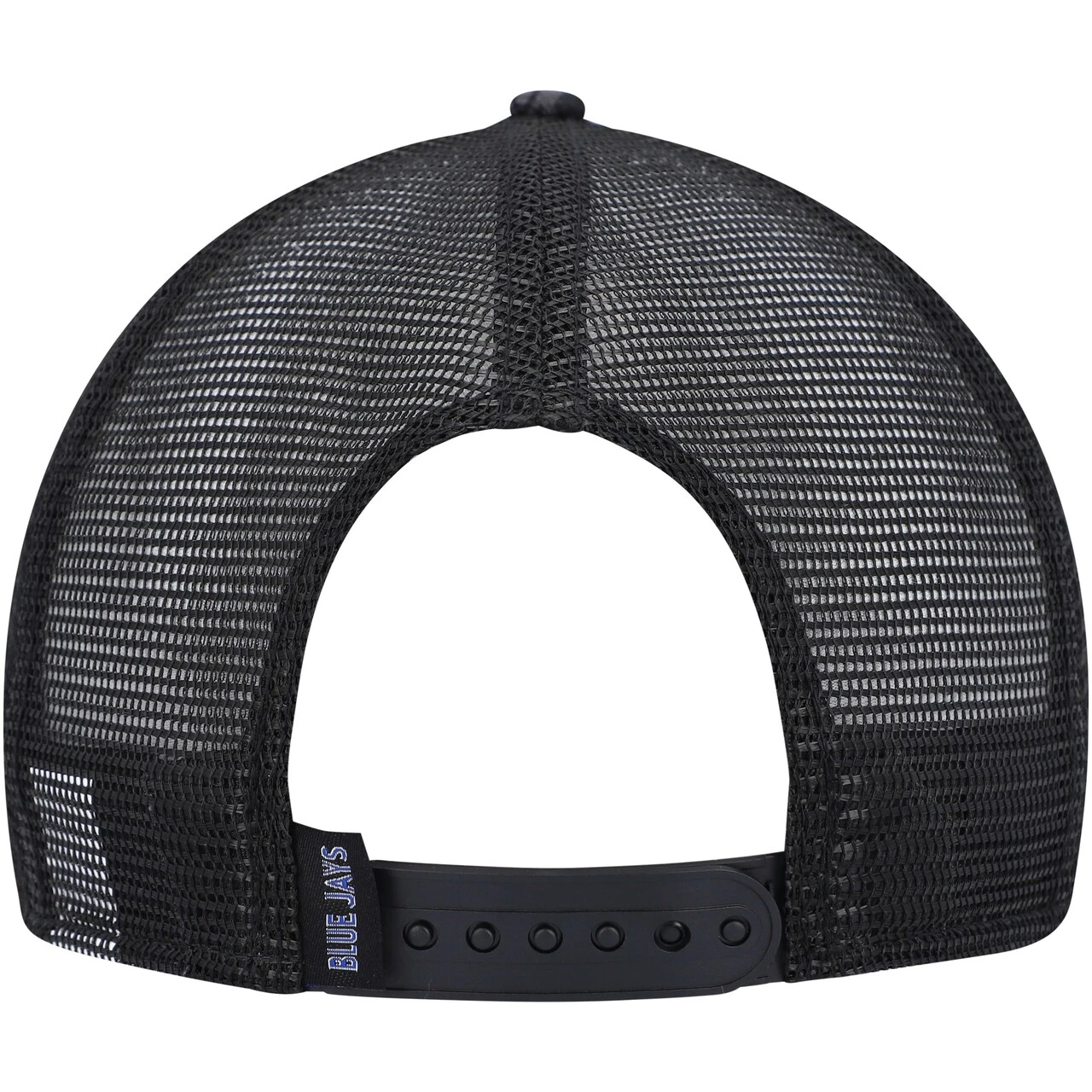 Men's Toronto Blue Jays New Era Black Repeat A-Frame 9FIFTY Trucker Snapback Hat - Image 4