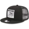 Men's Toronto Blue Jays New Era Black Scratch Squared Trucker 9FIFTY Snapback Hat