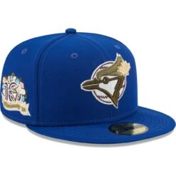 Men's Toronto Blue Jays New Era Blue 10th Anniversary Spring Training Botanical 59FIFTY Fitted Hat