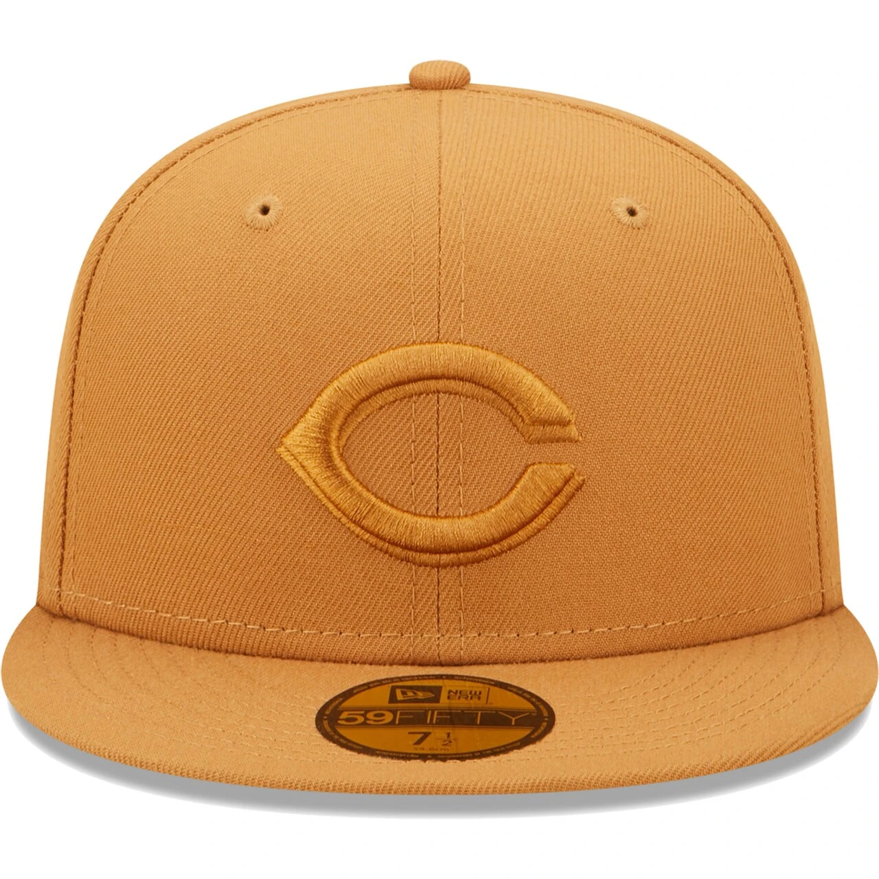 Men's Cincinnati Reds New Era Brown Color Pack 59FIFTY Fitted Hat - Image 2