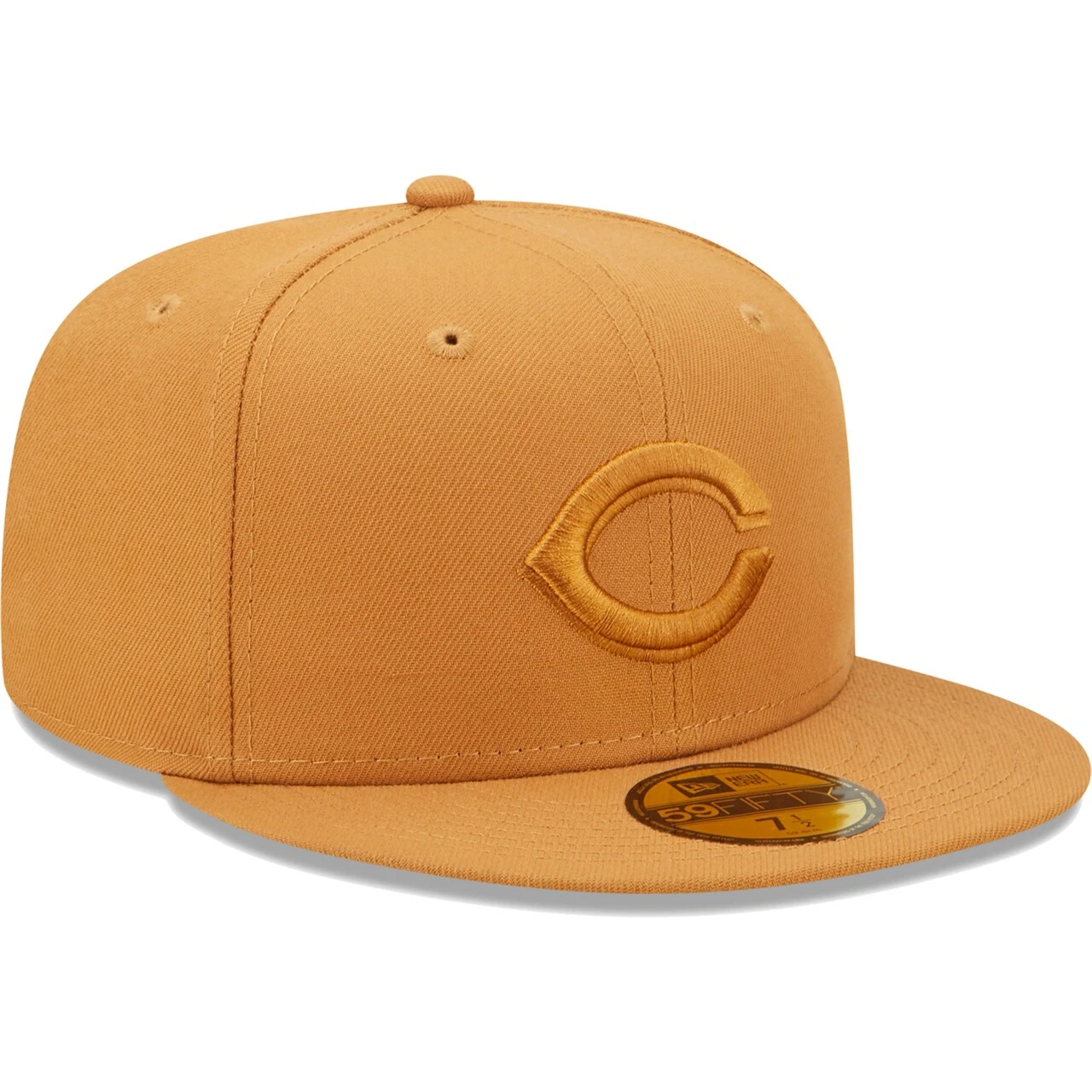 Men's Cincinnati Reds New Era Brown Color Pack 59FIFTY Fitted Hat - Image 3