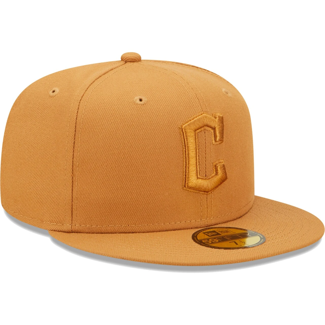Men's Cleveland Guardians New Era Brown Color Pack 59FIFTY Fitted Hat - Image 3