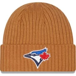 Men's Toronto Blue Jays New Era Brown Classic Cuffed Knit Hat
