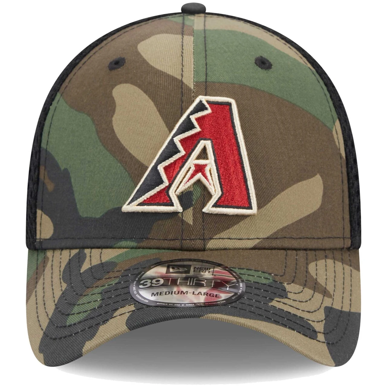 Men's Arizona Diamondbacks New Era Camo Team Neo 39THIRTY Flex Hat - Image 2