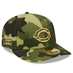 Men's Cincinnati Reds New Era Camo 2022 Armed Forces Day On-Field Low Profile 59FIFTY