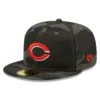Men's Cincinnati Reds New Era Camo Dark 59FIFTY Fitted Hat