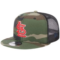 Men's St. Louis Cardinals New Era Camo Trucker 9FIFTY Snapback Hat