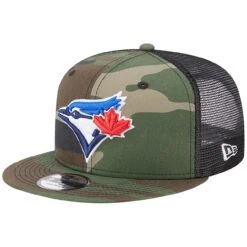 Men's Toronto Blue Jays New Era Camo Trucker 9FIFTY Snapback Hat